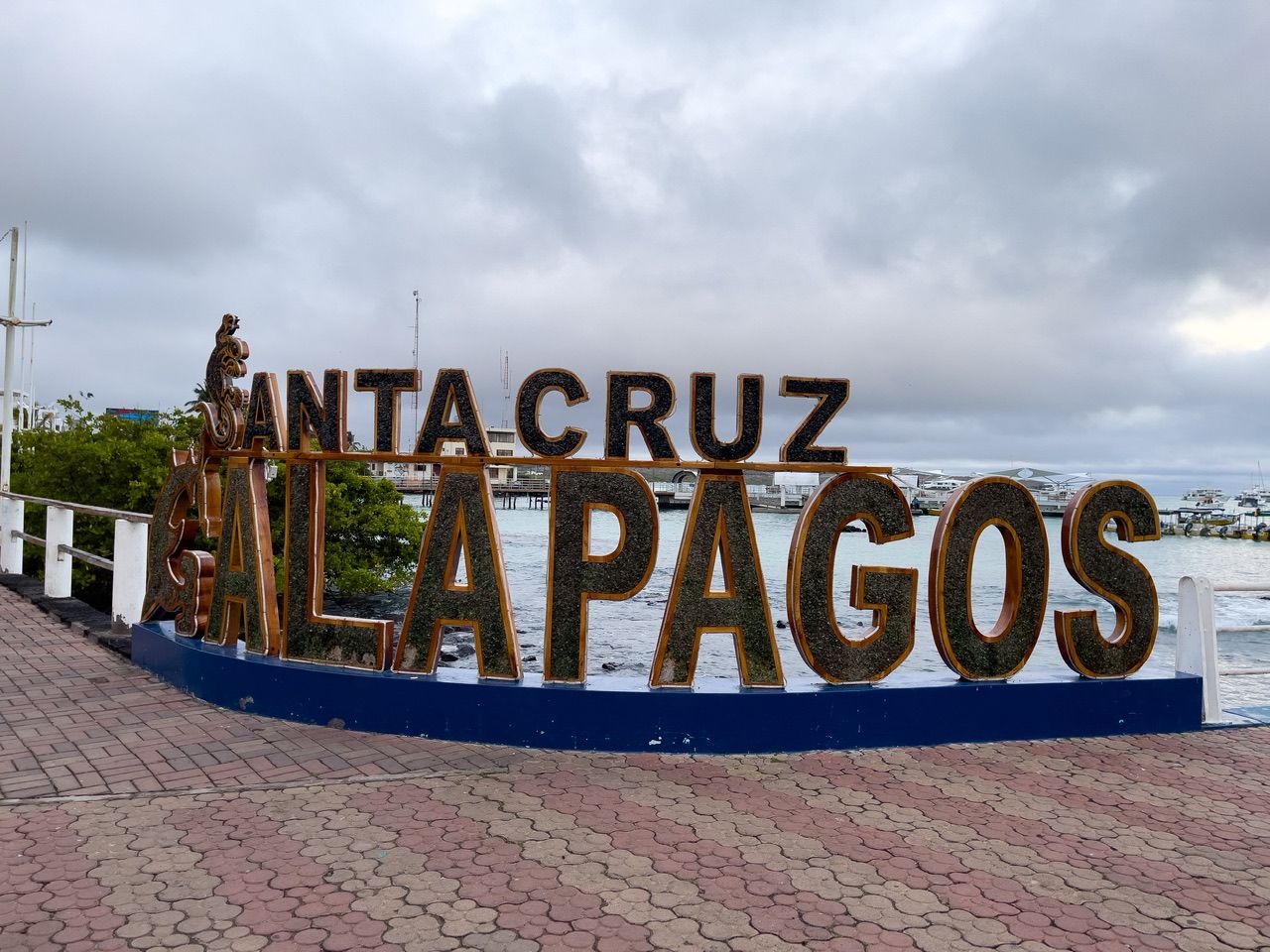 Santa Cruz Galapagos Sign