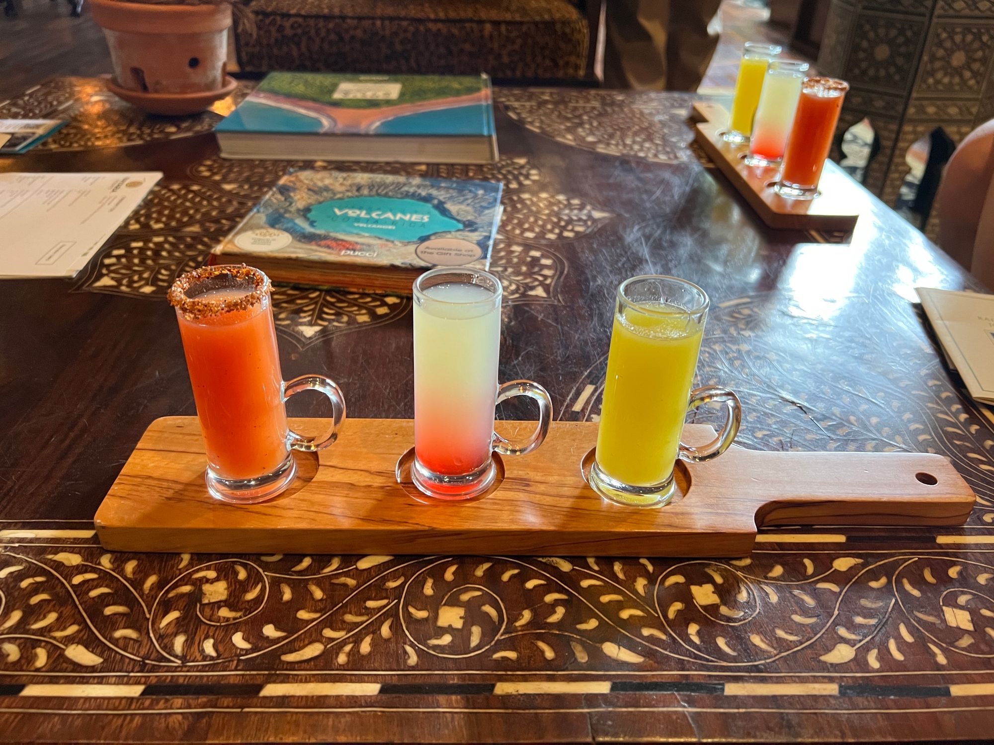 Welcome drinks at Nayara Springs