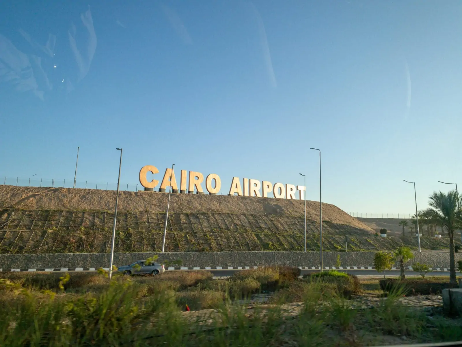 Cairo Airport Sign