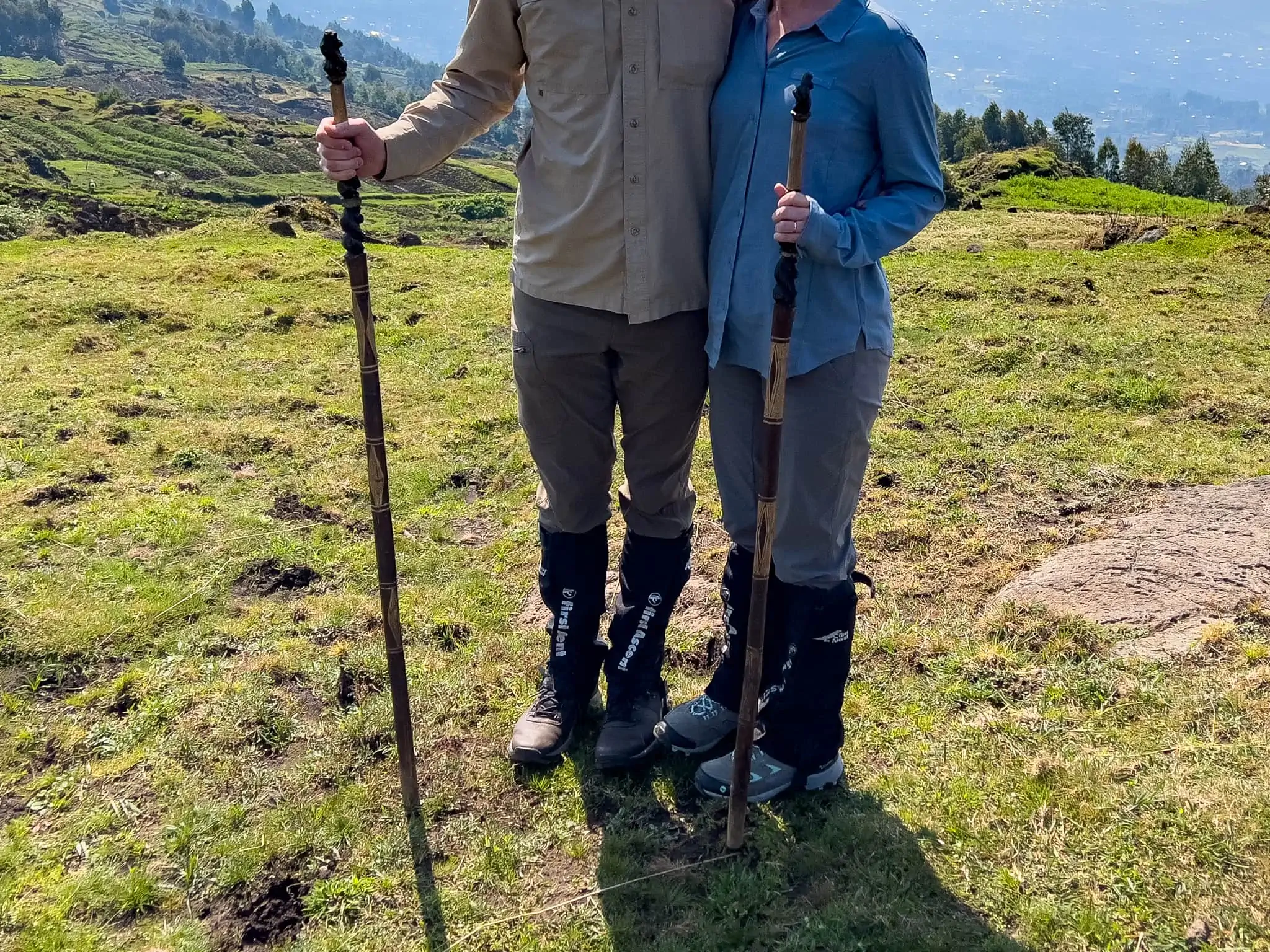 Rwanda Gorilla Trek Walking Sticks