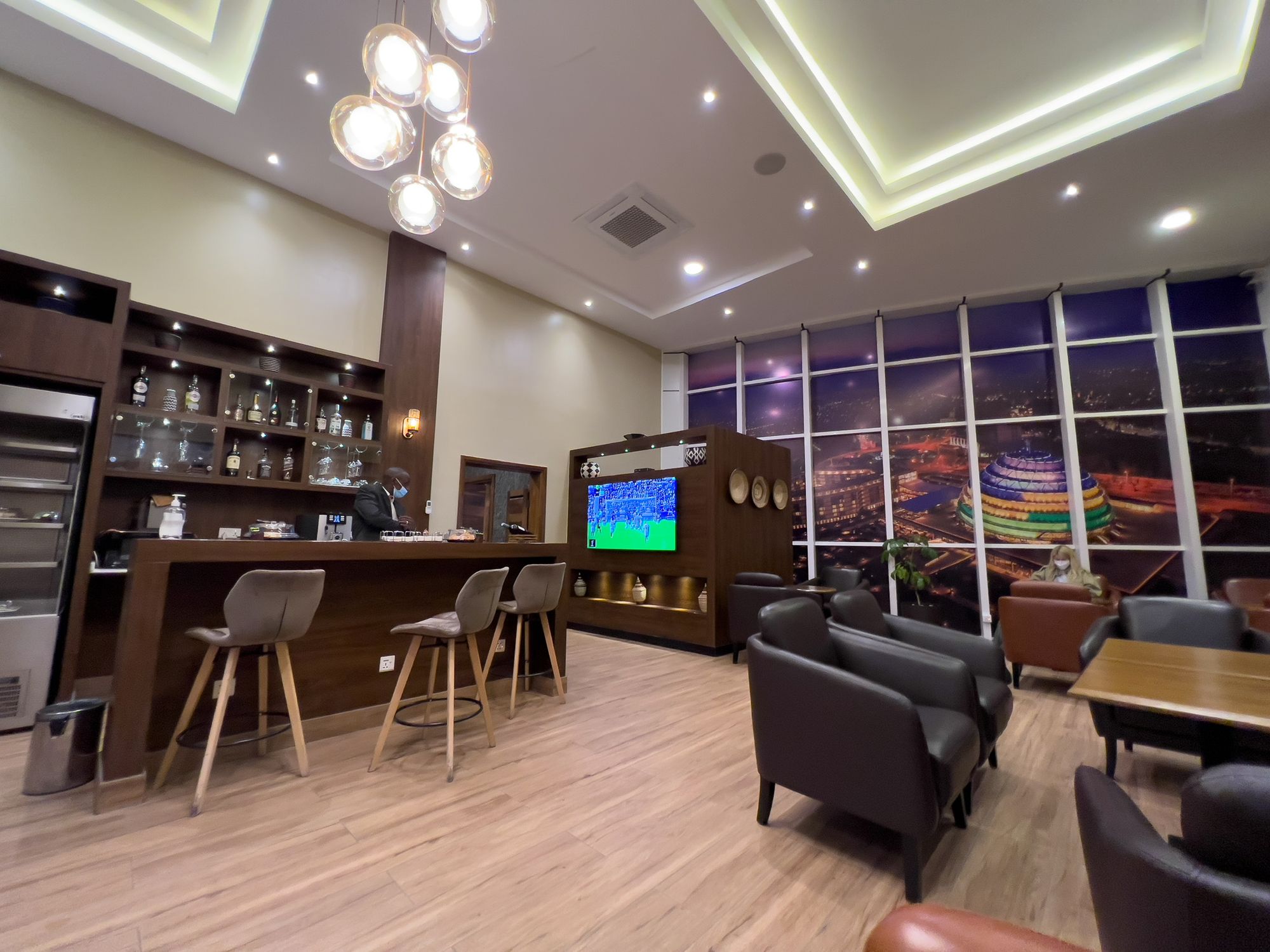 Rwanda VIP arrival lounge