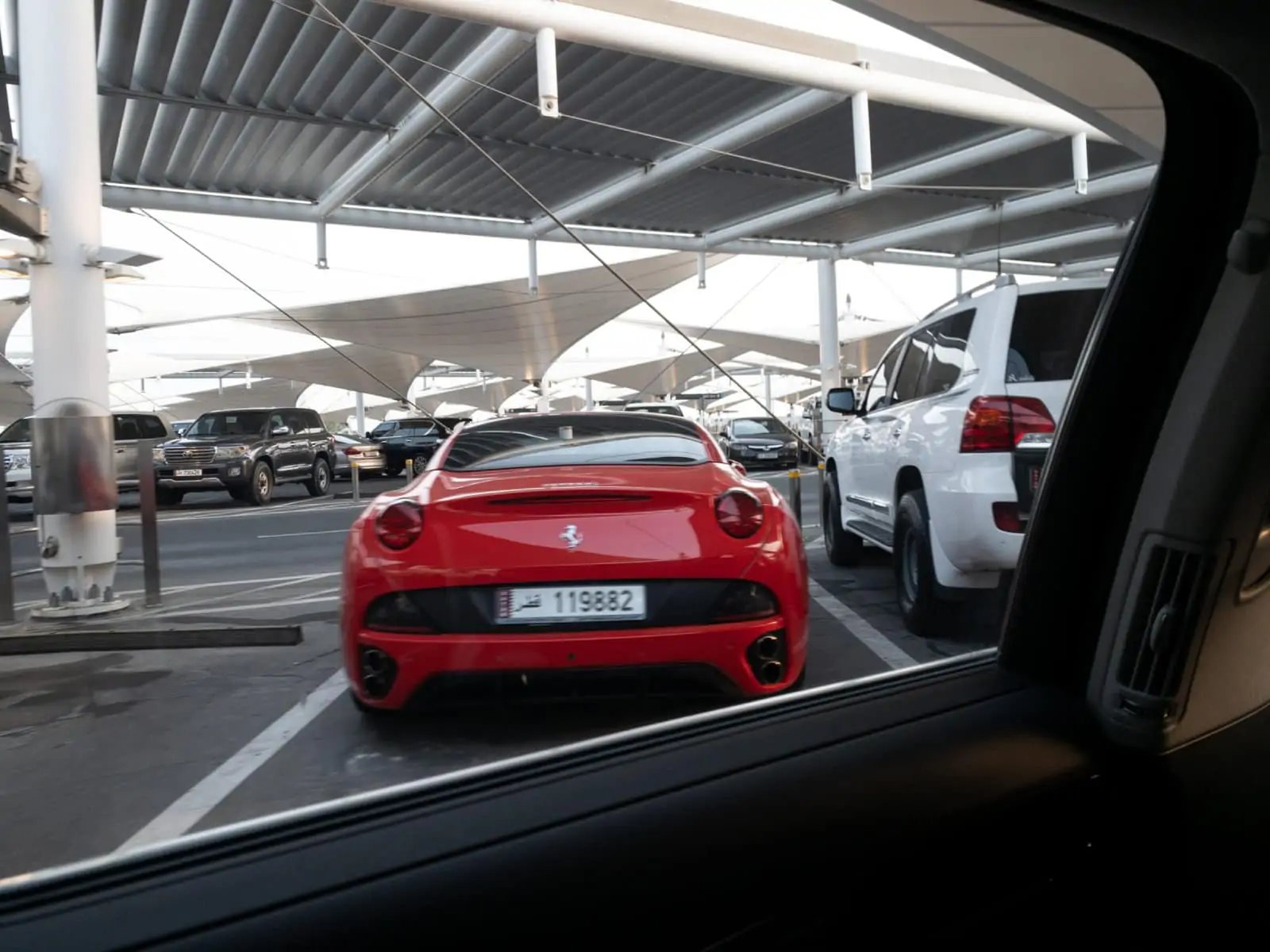 Ferrari at Doha Airport