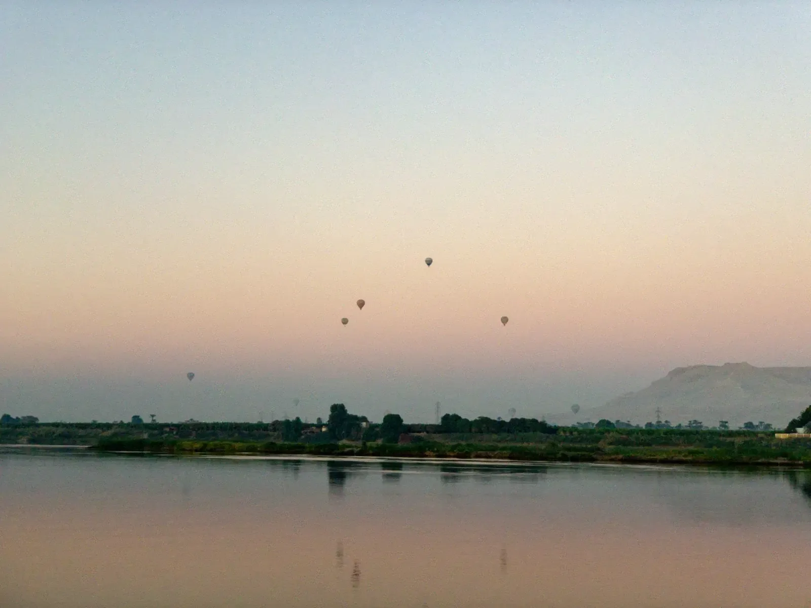 Hot Air Balloons over the Nile