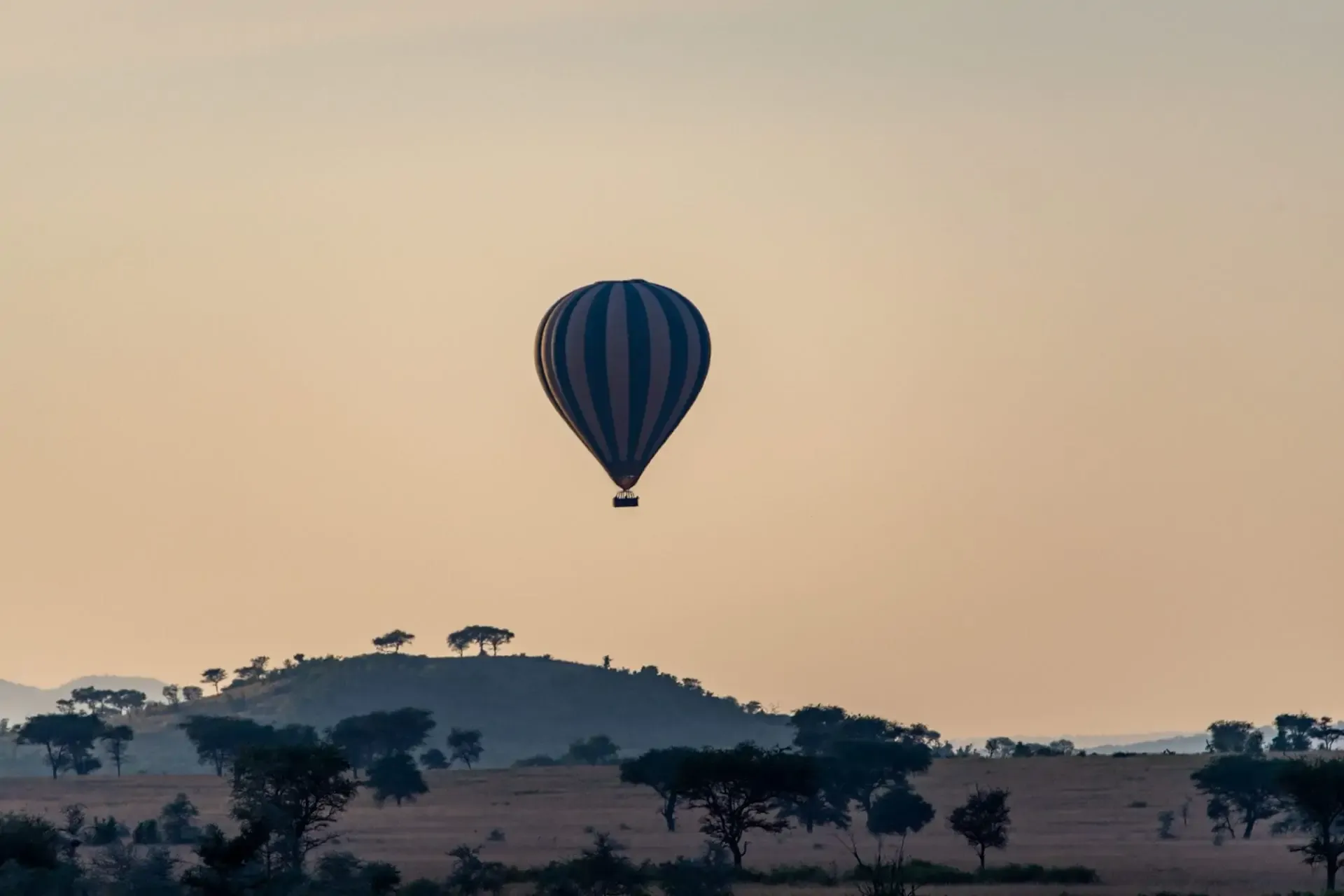 Hot Air Balloon over the Serengeti