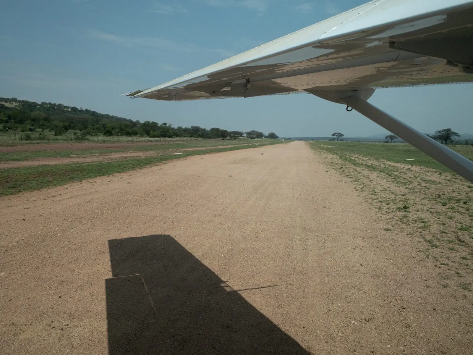 Landing as Sasakwa Airstrip