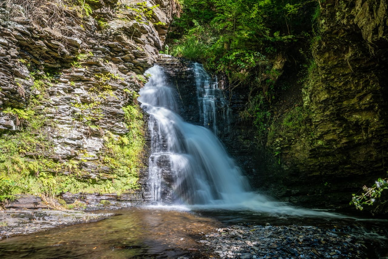 Waterfalls at Bushkill Falls